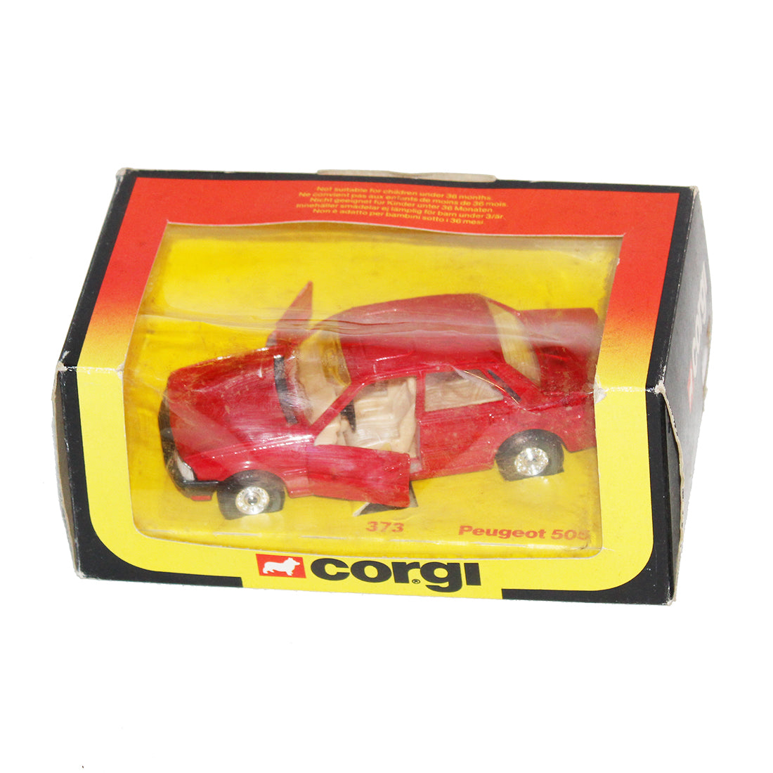 Véhicule miniature Corgi 373 / Peugeot 505 en boîte 1/36 ( 1981 )