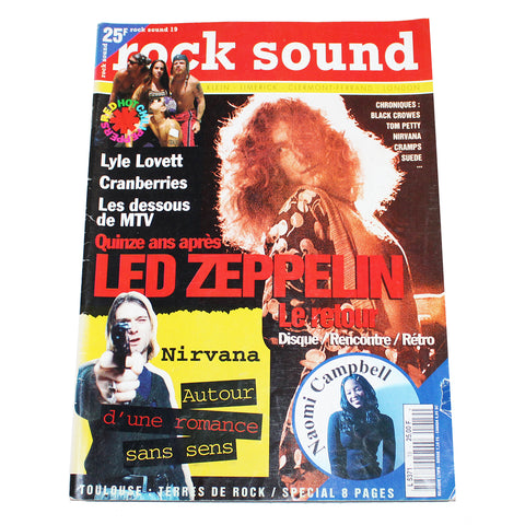 Magazine / revue Rock Sound Led Zeppelin / Nirvana - numéro 19 - novembre 1994