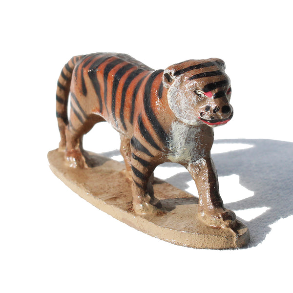 Ancienne figurine Quiralu : le cirque / tigre