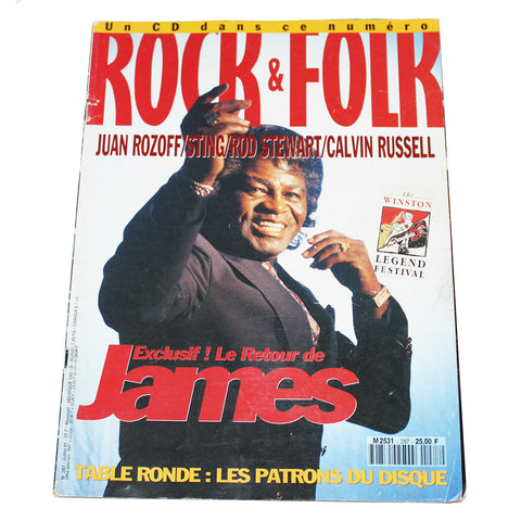 Magazine / revue Rock & Folk James Brown  - numéro 287 - juillet 1991