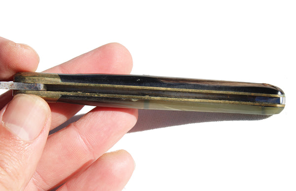 Ancien couteau de poche pliant / Véritable Laguiole Rossignol 20 cm