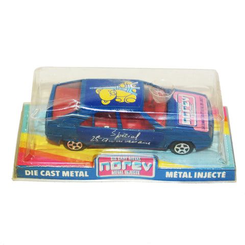 Véhicule miniature Norev vintage voiture Salon International du Jouet / Spécial 25e Anniversaire / Citroën BX ( fin des années 1980 ).