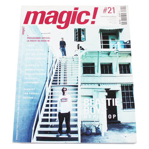 Magazine / revue pop moderne Magic ! Beastie Boys - numéro 21 - juillet / août 1998