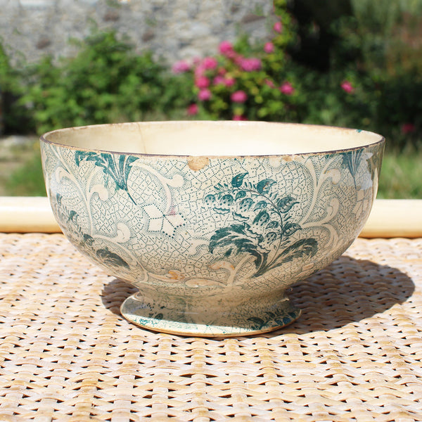 Ancien bol en faïence de Creil et Montereau