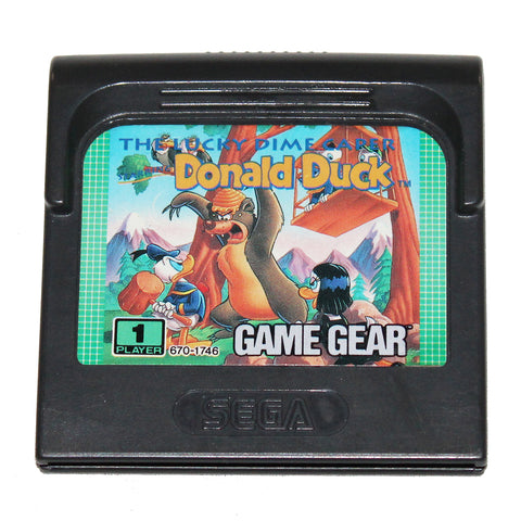 Jeu vidéo cartouche Sega Game Gear The Lucky Dime Caper Donald duck