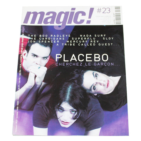Magazine / revue pop moderne Magic ! Placebo - numéro 23 - octobre 1998