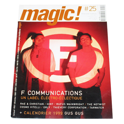 Magazine / revue pop moderne Magic ! F Communications - numéro 25 - décembre 1998