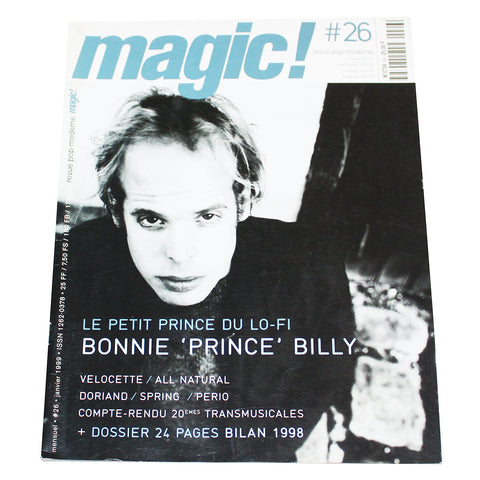 Magazine / revue pop moderne Magic ! Bonnie Prince Billy - numéro 26 - janvier 1999