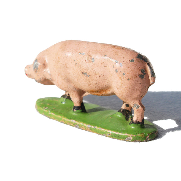 Ancienne figurine Quiralu / Wendal : la ferme / cochon