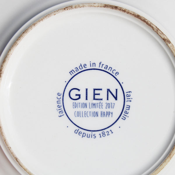 Assiette à mignardises – Gien 13 cm – “Happy Valentine’s Day” – Édition limitée 2017