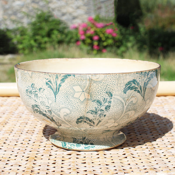 Ancien bol en faïence de Creil et Montereau