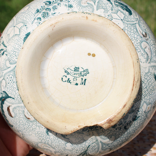 Ancien bol en faïence de Creil et Montereau