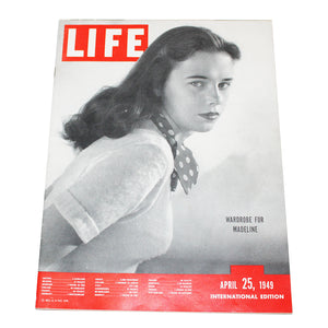 Magazine / revue Life du 25/04/1949 Wardrobe for Madeline International Edition