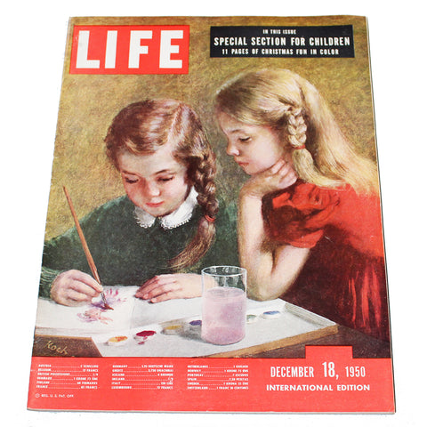 Magazine / revue Life du 18/12/1950 Special Section for Children International Edition