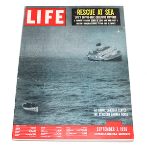 Magazine / revue Life du 03/09/1956 Rescue at Sea International Edition