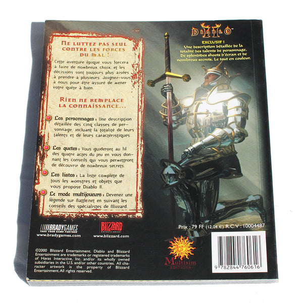 Livre - Guide Stratégique Officiel complet VF : Diablo II pour PC ( 2000 )