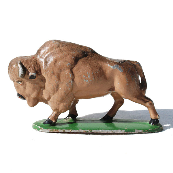 Ancienne figurine Quiralu : le Far-West / bison