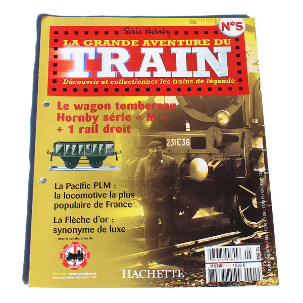 Hachette N° 5 / Train Hornby série M / Wagon tombereau + rail droit