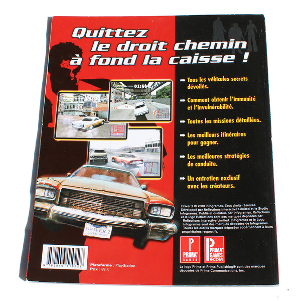 Livre - Guide Stratégique Officiel Prima / Driver 2 pour Playstation PS1 ( 2000 )