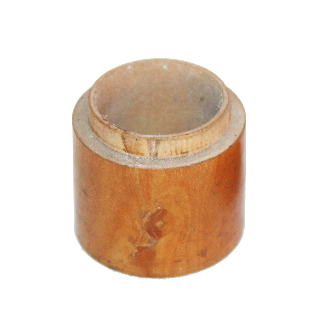 Godet Huilier Ancien En Bois De Buis Pour Horloger - Outil De Réparation De Montres, Occasion