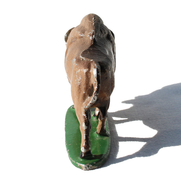 Ancienne figurine Quiralu : le Far-West / bison