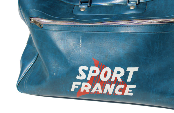 Sac de sport vintage Sport France bleu