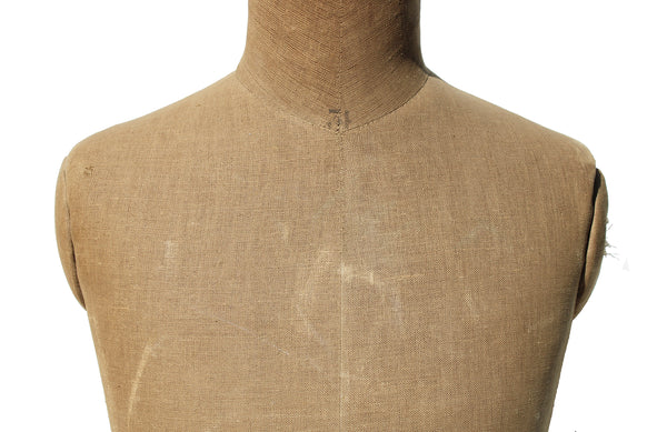 Ancien buste de mannequin de couture homme / taille 34 / no Stockman