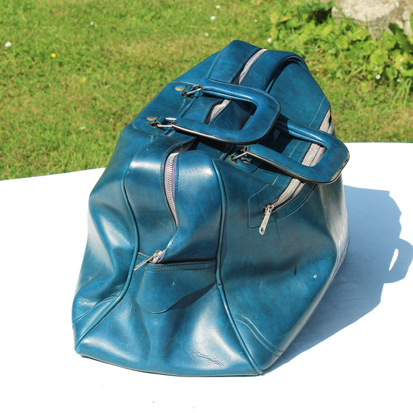 Sac de sport vintage Sport France bleu