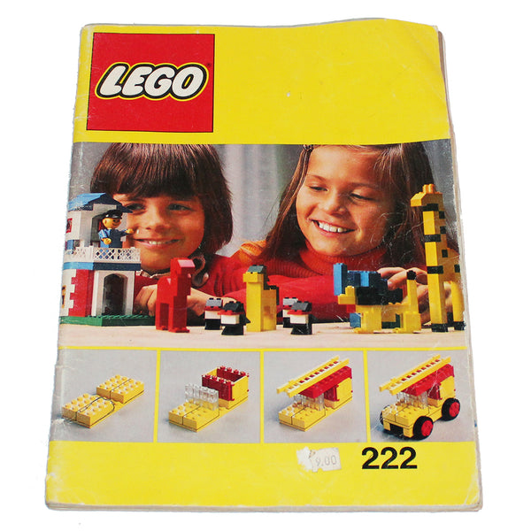 Livre livret vintage Lego System 222 pour idées de créations (1975)