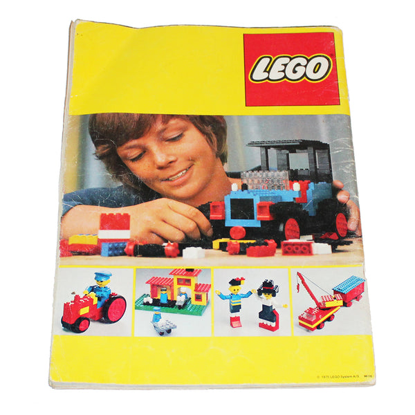 Livre livret vintage Lego System 222 pour idées de créations (1975)