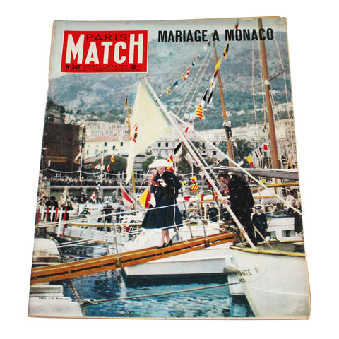 Magazine / revue Paris Match n° 367 du 21/04/1956 Mariage à Monaco