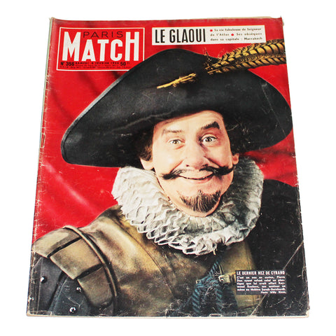 Magazine / revue Paris Match n° 356 du 4/02/1956 le Glaoui Marrakech Cyrano