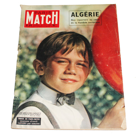 Magazine / revue Paris Match n° 371 du 19/06/1956 Algérie