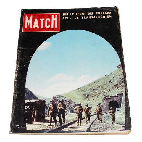 Magazine / revue Paris Match n° 364 du 31/03/1956 sur le front des Fellagha