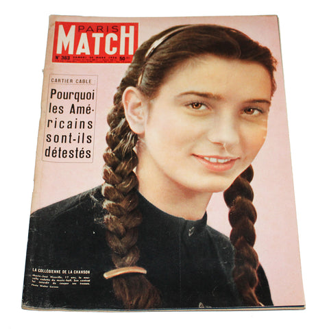 Magazine / revue Paris Match n° 363 du 24/03/1956 Marie-José Neuville