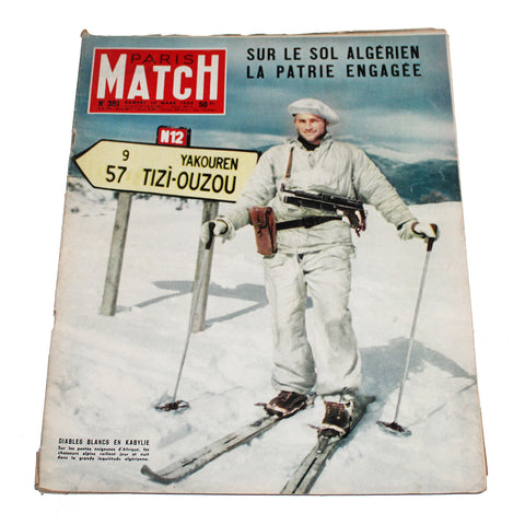 Magazine / revue Paris Match n° 361 du 10/03/1956 sur le sol algérien