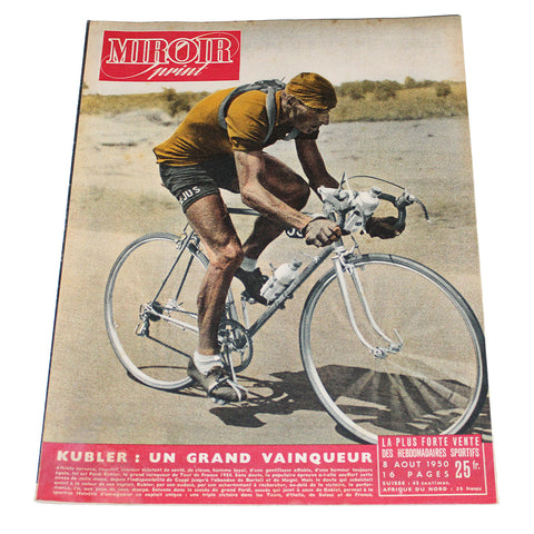 Magazine / revue Miroir Sprint n° spécial du 8/08/1950 Kubler un grand vainqueur