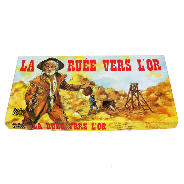 Jeu de société vintage La Ruée vers l'Or complet Miro (1975)