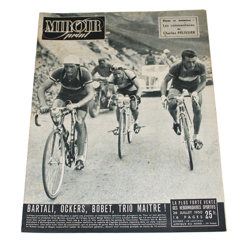 Magazine / revue Miroir Sprint n° spécial du 26/07/1950 Bartali Ockers Bobet