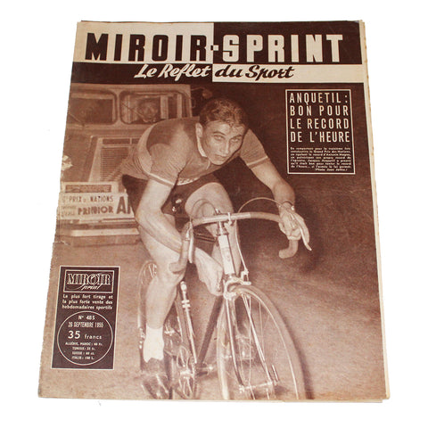Magazine / revue Miroir Sprint n° 485 du 26/09/1955 Anquetil record de l'heure