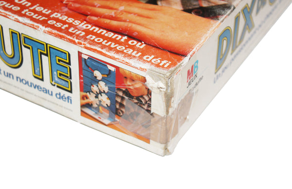 Jeu de société vintage Dix de Chute MB Jeux ( 1985 )