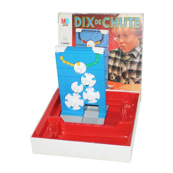Jeu de société vintage Dix de Chute MB Jeux ( 1985 )