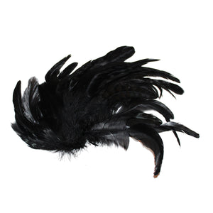 Ancien assemblage de véritables plumes pour chapeau - modiste