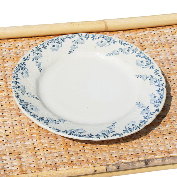 Ancienne assiette montée en faïence / K & G Lunéville modèle Trianon