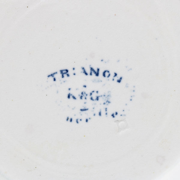 Ancienne assiette montée en faïence / K & G Lunéville modèle Trianon