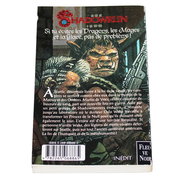 Livre de poche Shadowrun n° 23 Le soleil des vampires - Fleuve Noir ( 2000 )