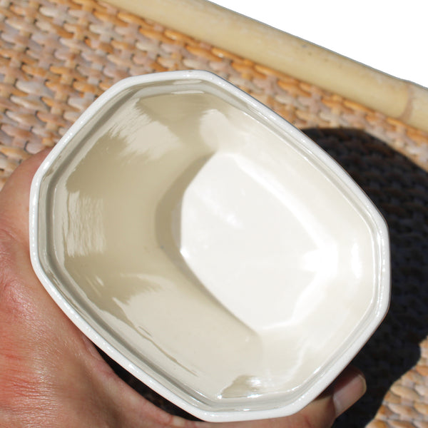 Pot à épices 18 cm en faïence de Digoin Sarreguemines  modèle Sucre / coloris bleu