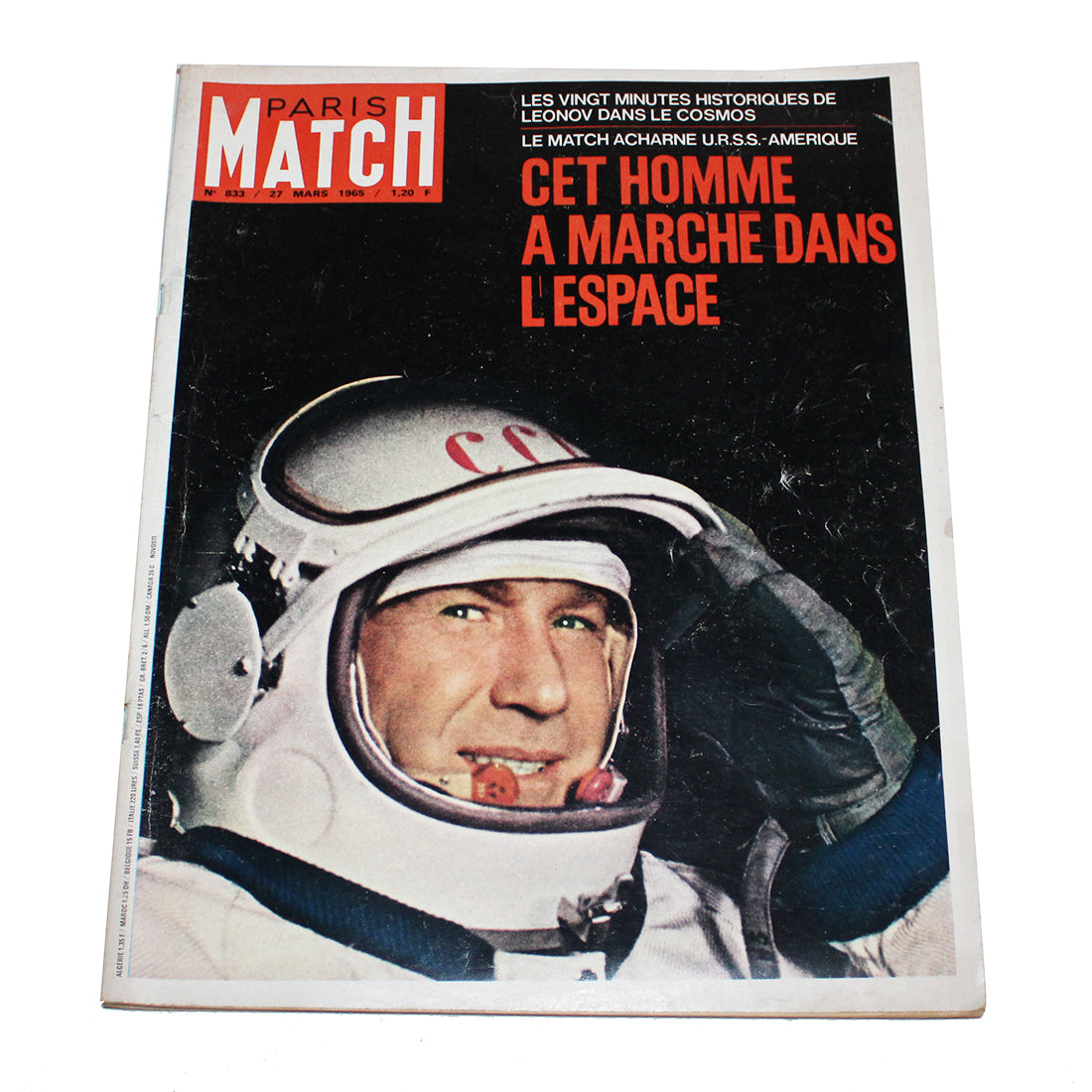 Magazine / revue Paris Match n° 833 du 27/03/1965 Alexei Leonov
