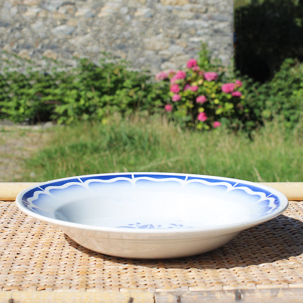 Ensemble de 6 assiettes creuses en faïence de St Amand / Céranord modèle Gaby