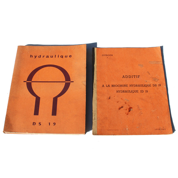 Ancien manuel d'atelier Citroën / Hydraulique DS 19 + additif